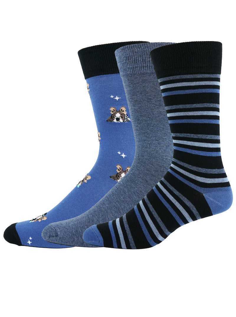 Robert Graham Frenchie 3 Pack Socks Multi | 497TXKPFY