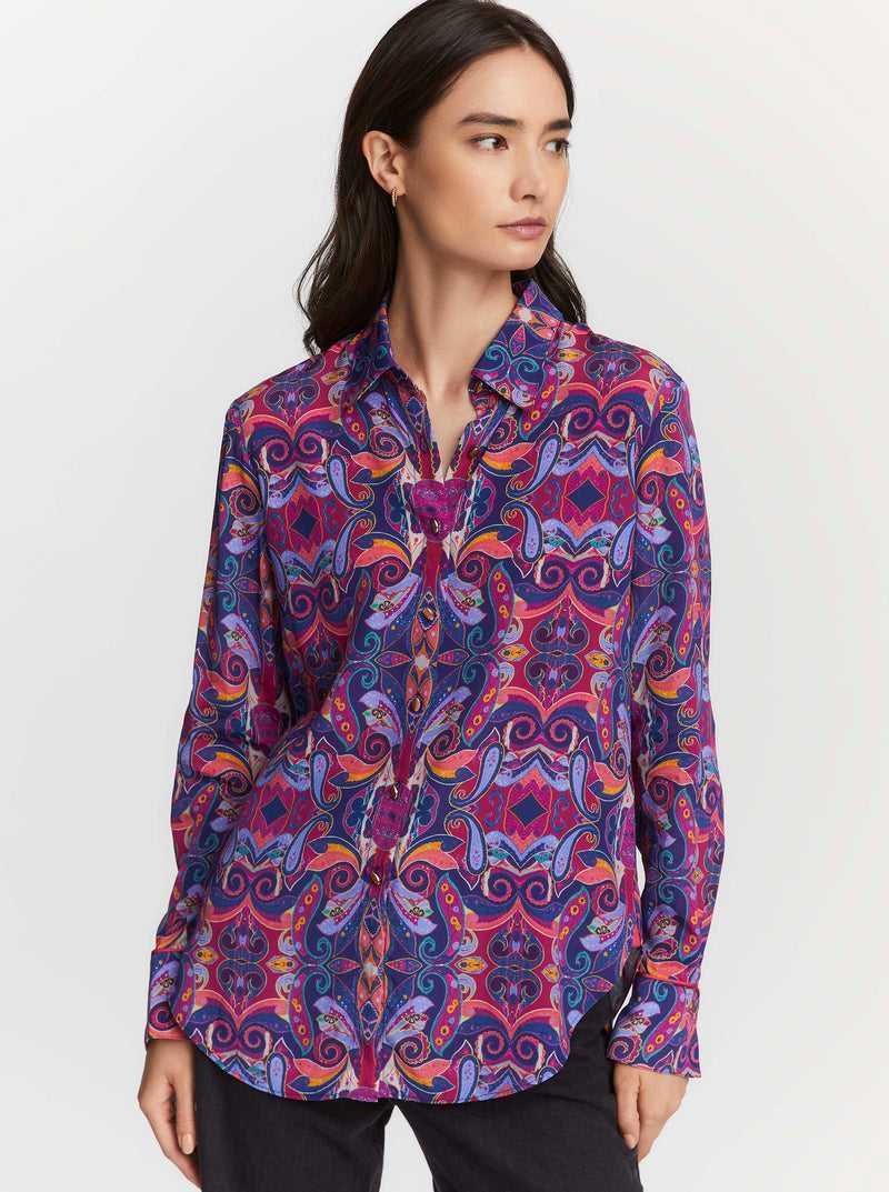 Robert Graham Gabriela Shirt Multi | 028ORWICQ