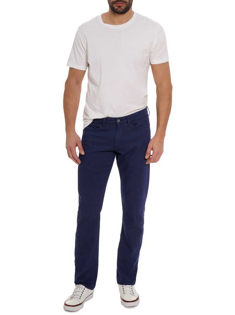 Robert Graham Grant Pant Blu Marino | 437WKCRIQ