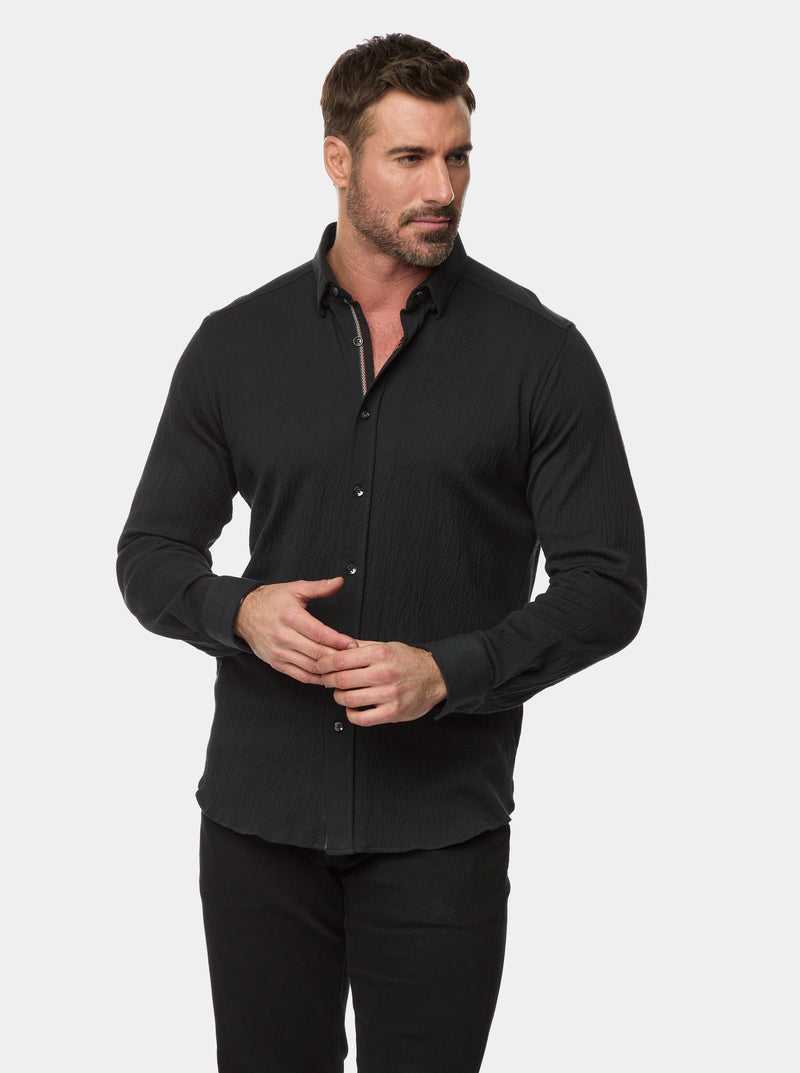 Robert Graham Hammond Long Sleeve W Oven Shirt Nere | 620YFULVM