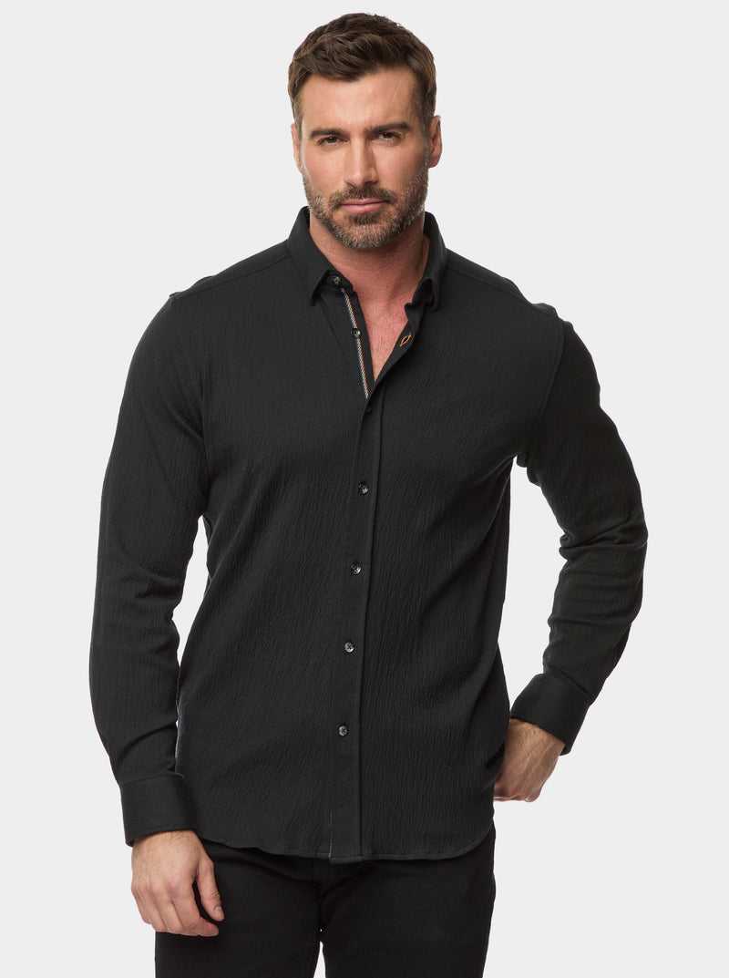 Robert Graham Hammond Long Sleeve W Oven Shirt Nere | 620YFULVM