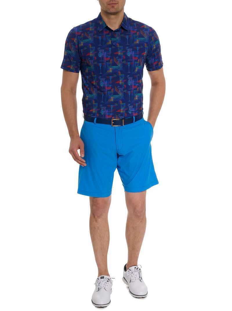 Robert Graham Happiest Hour Polo Blu Marino | 306XVEDNW