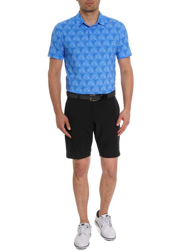 Robert Graham Iron Skull Performance Polo Periwinkle | 891YGITOV