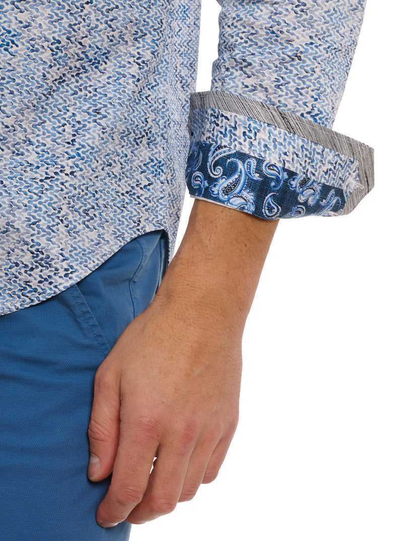 Robert Graham Kaimana Long Sleeve Button Down Shirt Blu | 347GMFOEJ