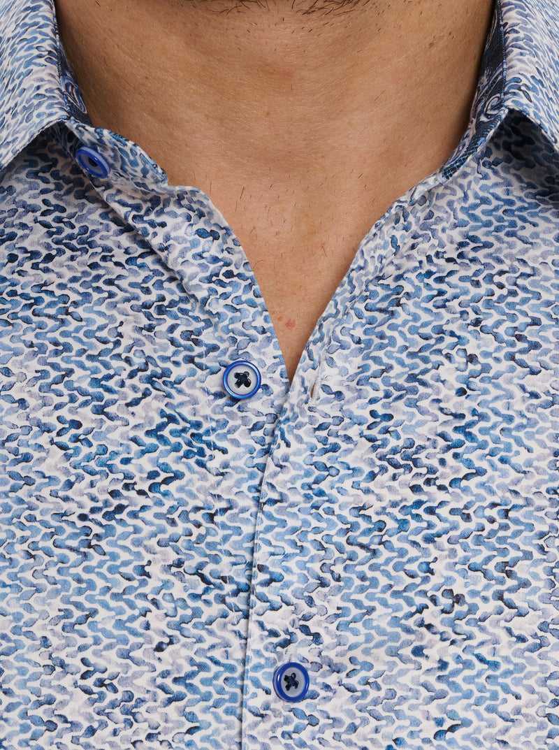 Robert Graham Kaimana Long Sleeve Button Down Shirt Blu | 347GMFOEJ