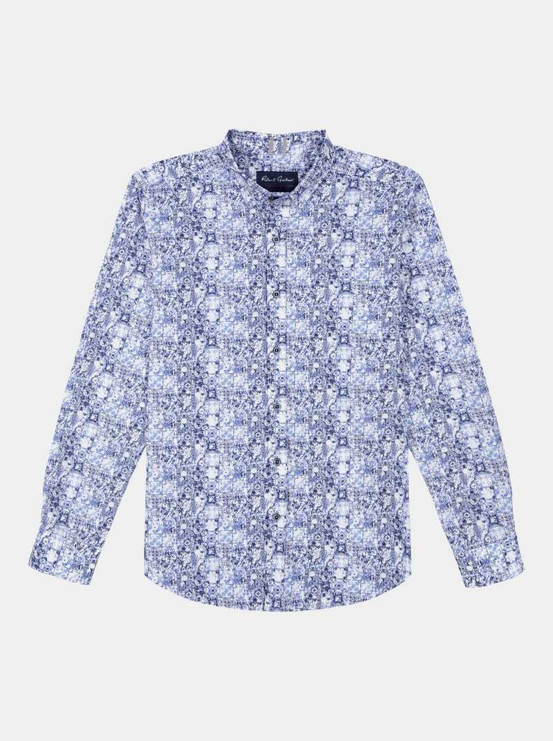 Robert Graham Kano Long Sleeve Button Down Shirt Blu | 495WXIUAV