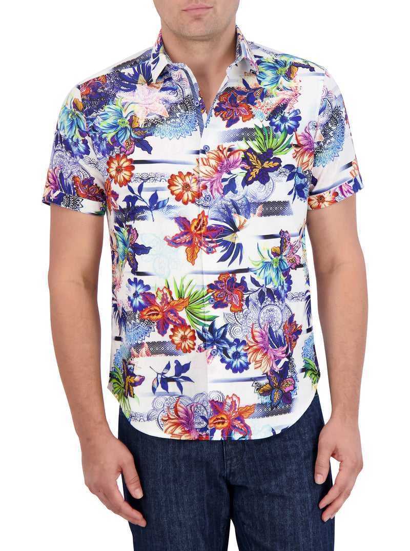 Robert Graham Kendari Short Sleeve Button Down Shirt Classic | 173AUXFSZ