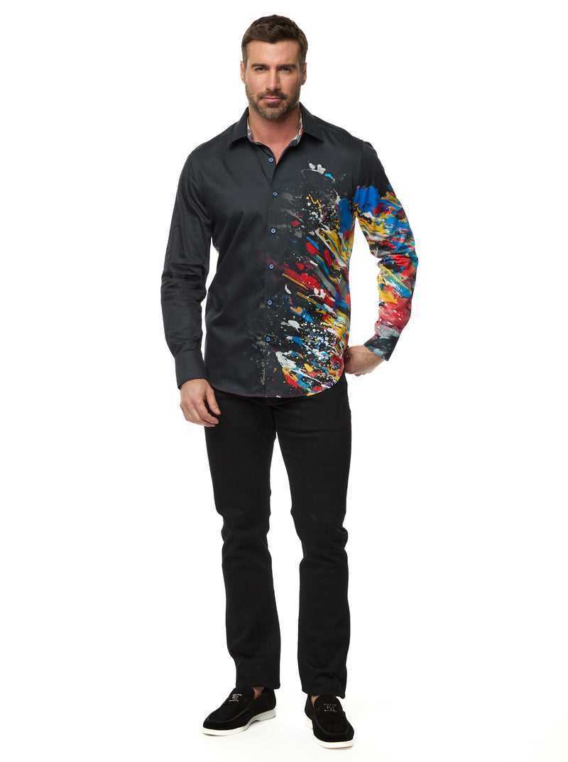 Robert Graham Knightsbridge Woven Shirt Tall Nere | 648AEFZCU