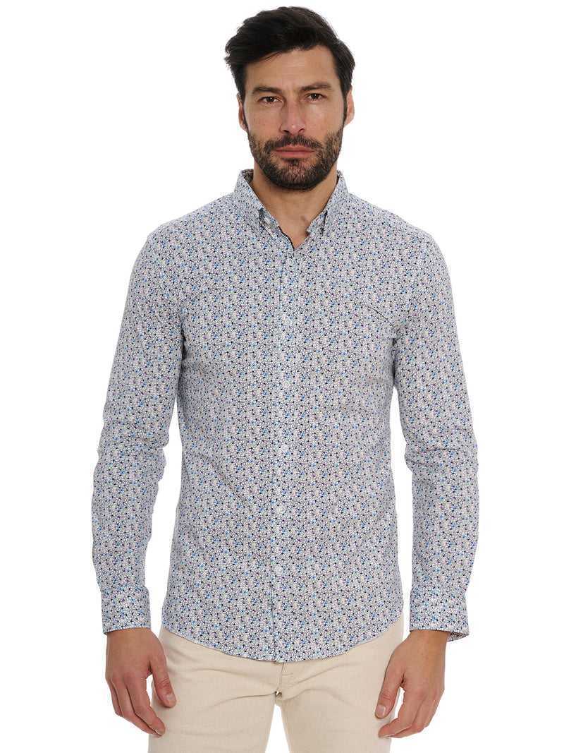 Robert Graham Kylen Long Sleeve Knit Shirt Multi | 395ITGLEF