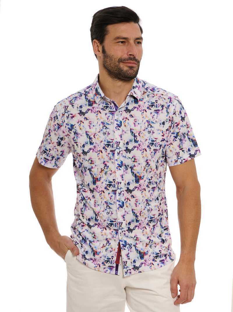 Robert Graham Le Pelosa Short Sleeve Knit Shirt Multi | 470IYQETA