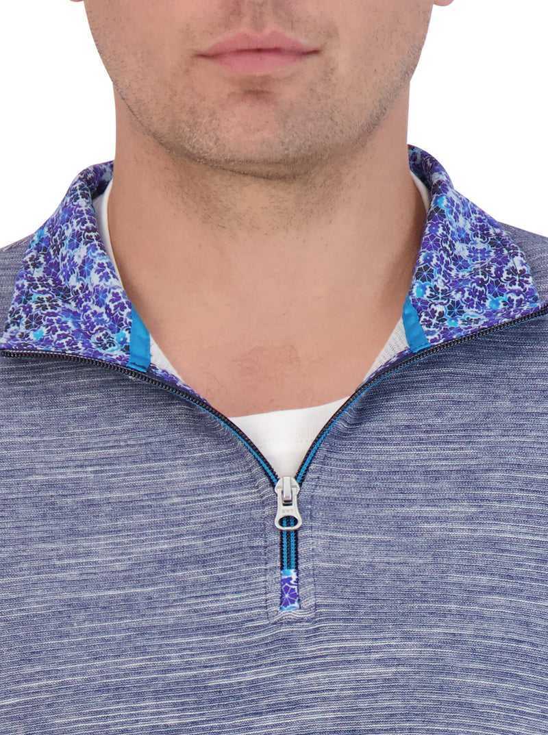 Robert Graham Ledson Long Sleeve Knit Blu Marino | 197XOQTCI