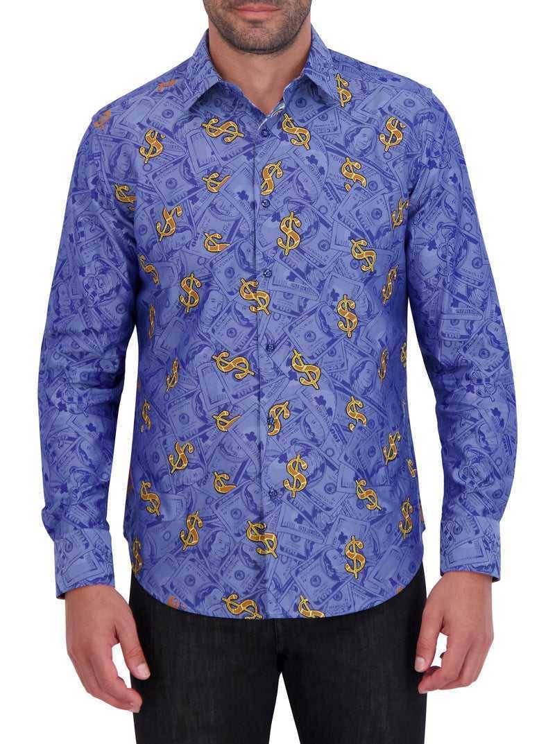 Robert Graham Limited Edition Bankroll Long Sleeve Button Down Shirt Multi | 610OXRSNF