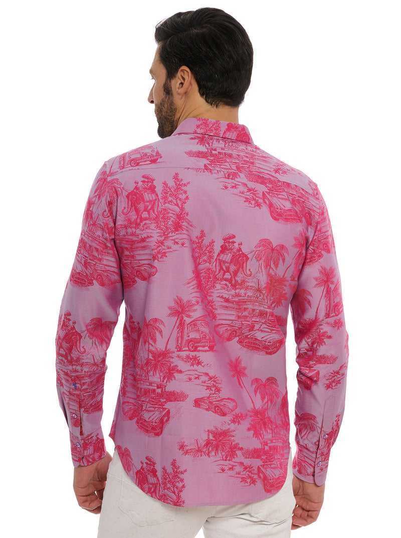 Robert Graham Limited Edition Endless Dreams Long Sleeve Button Down Shirt Tall Rosa | 895VLKPTM