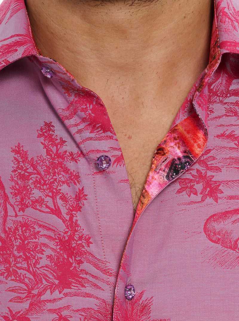 Robert Graham Limited Edition Endless Dreams Long Sleeve Button Down Shirt Rosa | 915ZETAHX