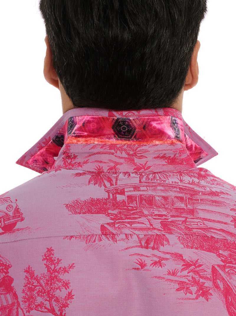 Robert Graham Limited Edition Endless Dreams Long Sleeve Button Down Shirt Rosa | 915ZETAHX