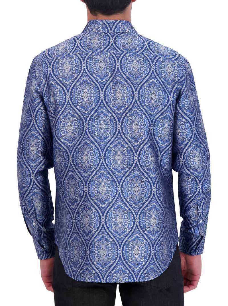 Robert Graham Limited Edition Sovereignty Long Sleeve Button Down Shirt Blu | 724MROVYS