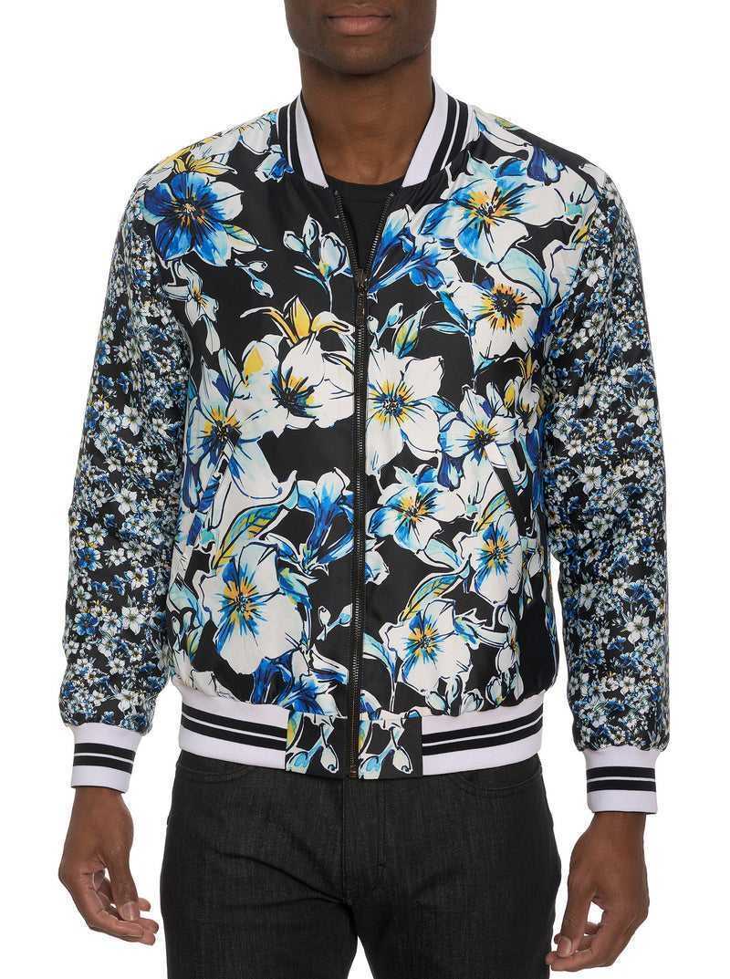 Robert Graham Limited Edition The Jet-set Reversible Bomber Jacket Multi | 487RWSJBA