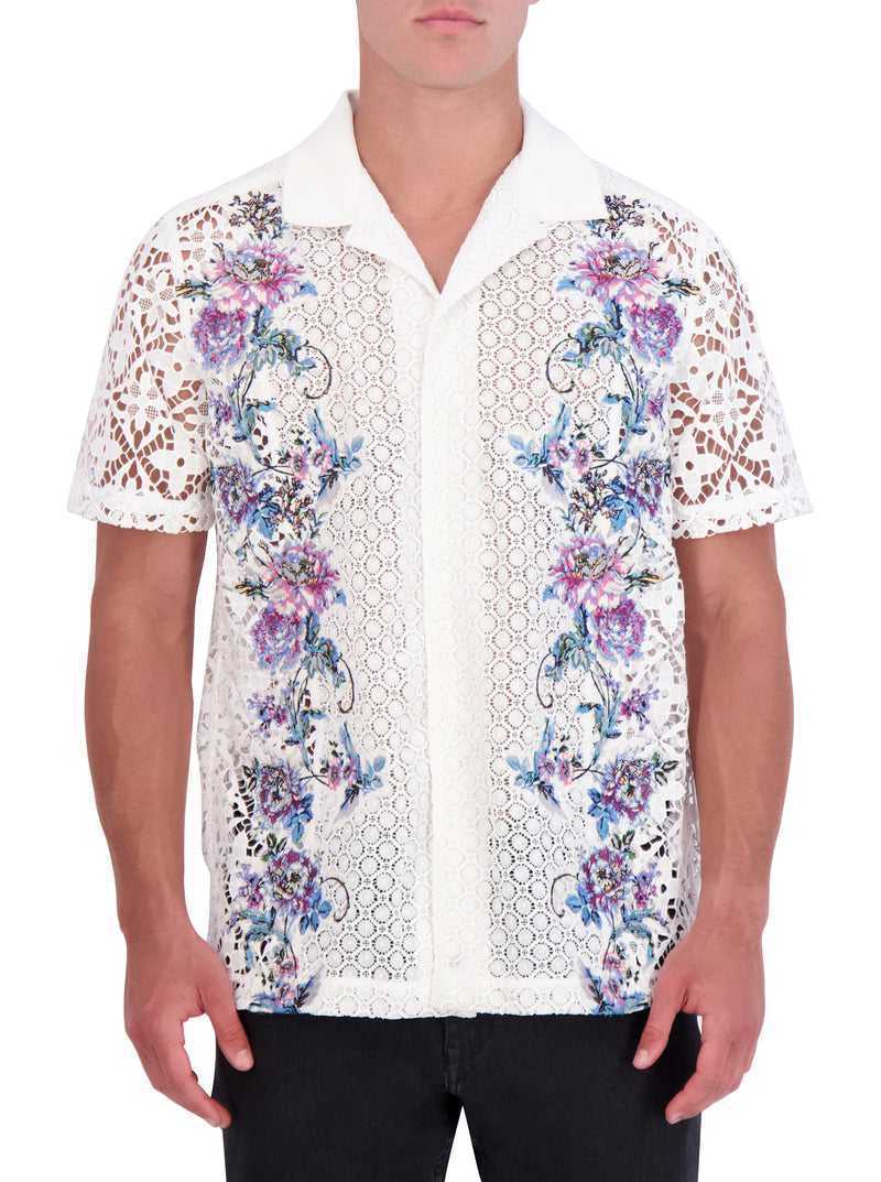 Robert Graham Limited Edition Vine Vista Short Sleeve Button Down Shirt Multi | 124UJHCFT