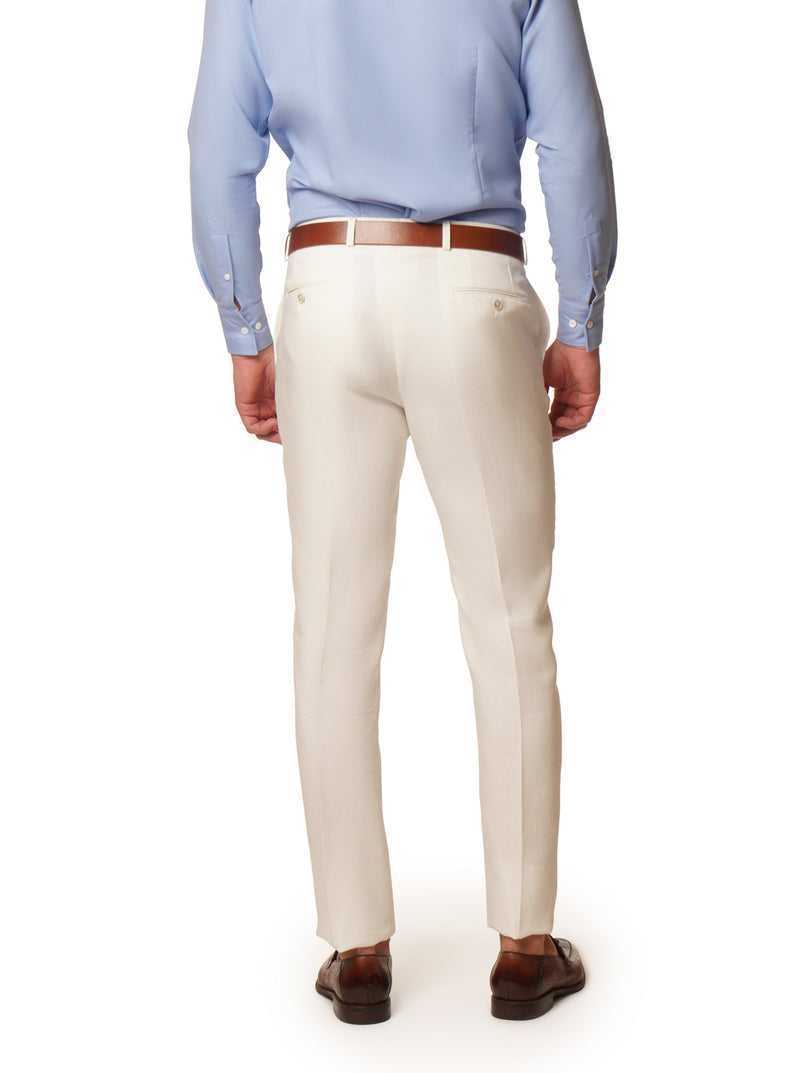 Robert Graham Linen Dress Pant Bianche | 459UTSQXB