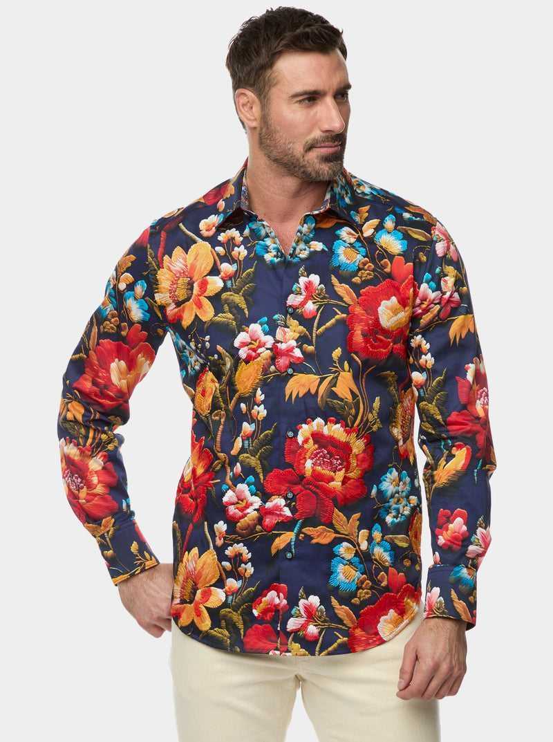 Robert Graham Manchester Long Sleeve Button Down Shirt Multi | 701WMGINZ