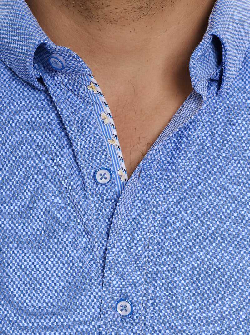 Robert Graham Marcus Motion Long Sleeve Button Down Shirt Blu | 275BTVQXK