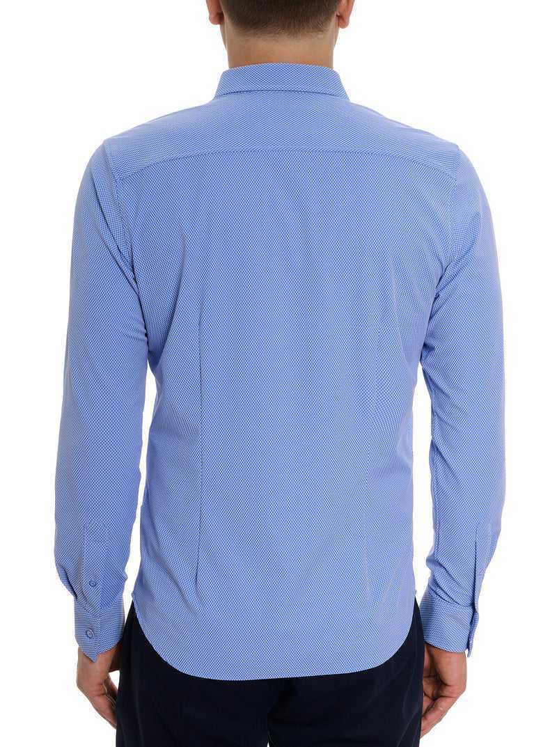 Robert Graham Marcus Motion Long Sleeve Button Down Shirt Blu | 275BTVQXK