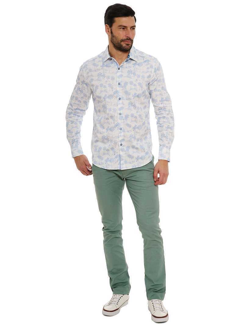 Robert Graham Maris Long Sleeve Button Down Shirt Bianche | 053OYPFLR