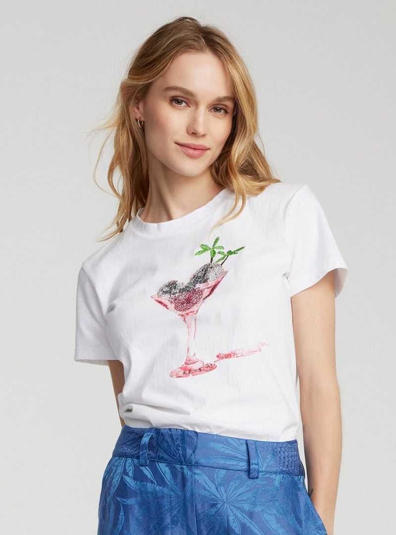 Robert Graham Martini Mix T-shirt Bianche | 893VQLRBS