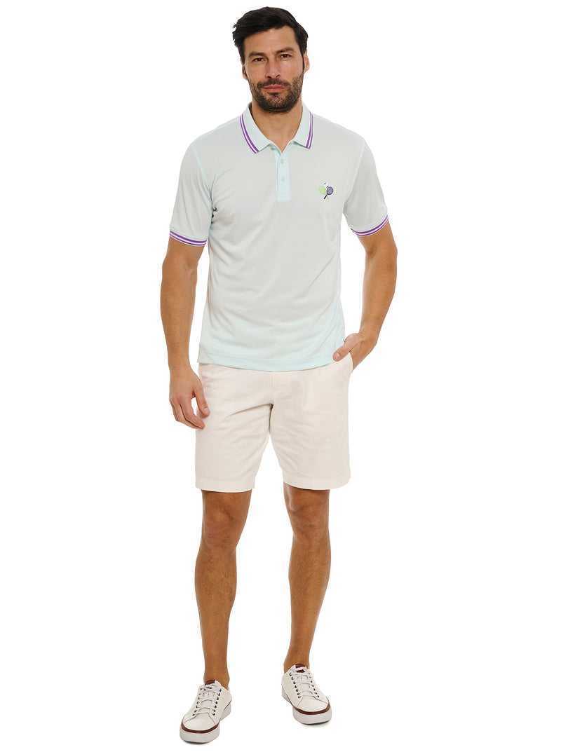 Robert Graham Match Point Polo Menta | 691IDMRCP