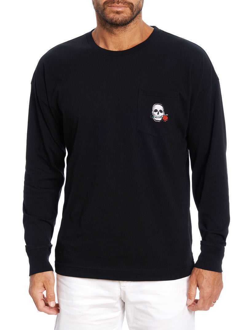 Robert Graham Miami Long Sleeve T-shirt Nere | 231UOZWCT