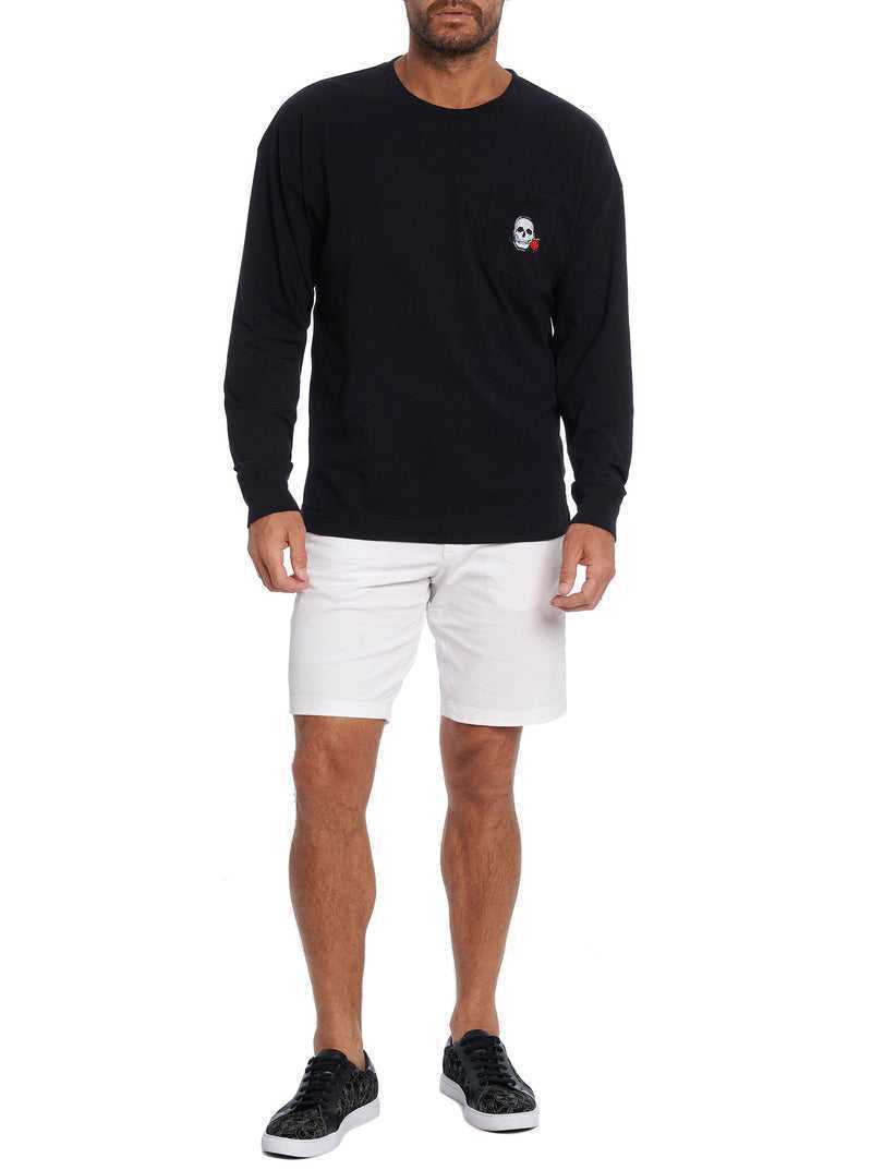 Robert Graham Miami Long Sleeve T-shirt Nere | 231UOZWCT