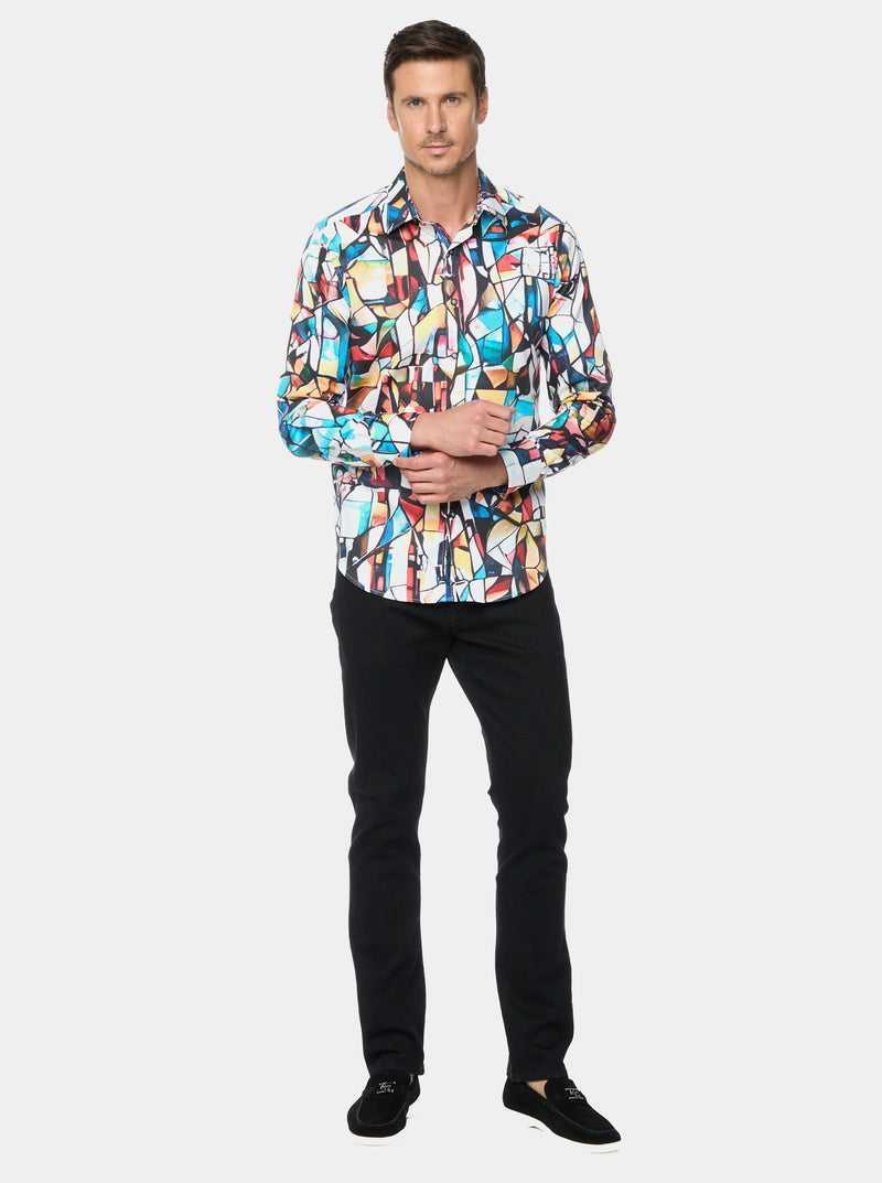 Robert Graham Mosaic Mixer Long Sleeve Button Down Shirt Multi | 657YUBHMC