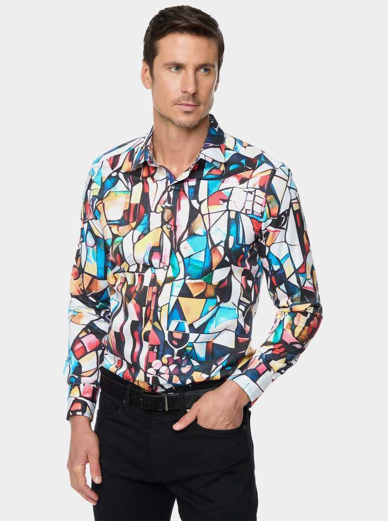 Robert Graham Mosaic Mixer Long Sleeve Button Down Shirt Multi | 657YUBHMC