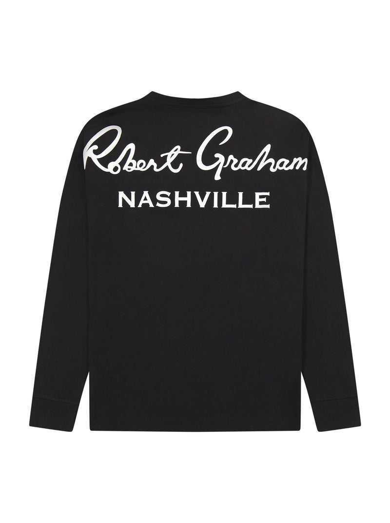 Robert Graham Nashville Long Sleeve T-shirt Nere | 692QLVXTU