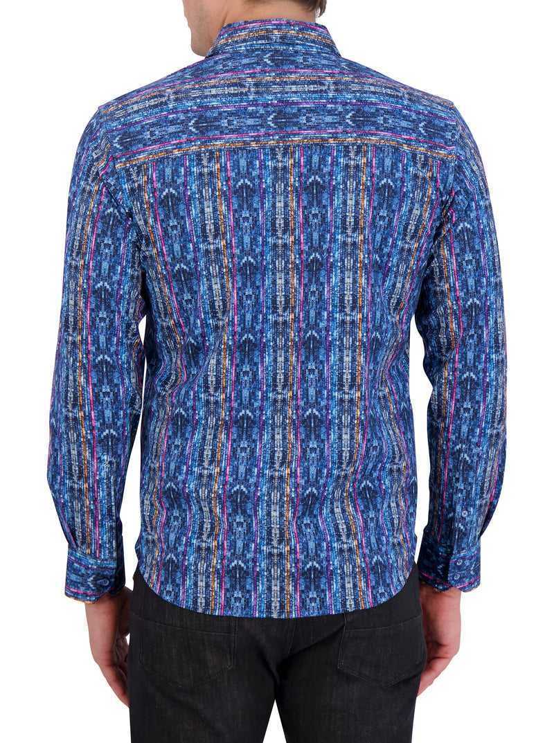 Robert Graham Oasis Motion Long Sleeve Knit Shirt Multi | 893BTGDUE