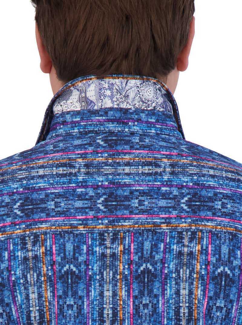 Robert Graham Oasis Motion Long Sleeve Knit Shirt Multi | 893BTGDUE