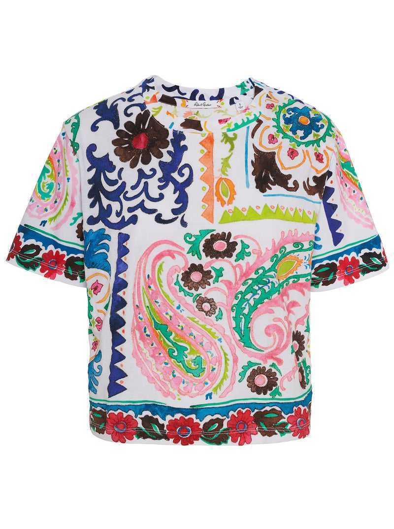 Robert Graham Paisley Hearts T-shirt Multi | 697YGEPMV