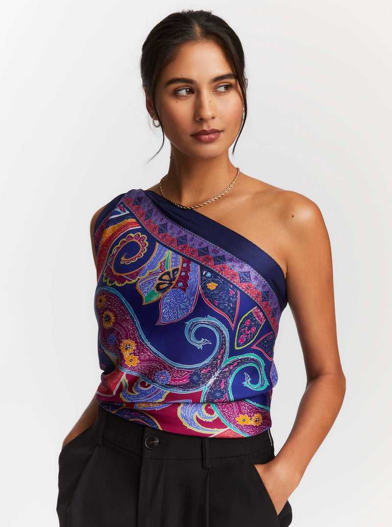 Robert Graham Paisley Swirl Silk Scarf Multi | 452SIWMZN