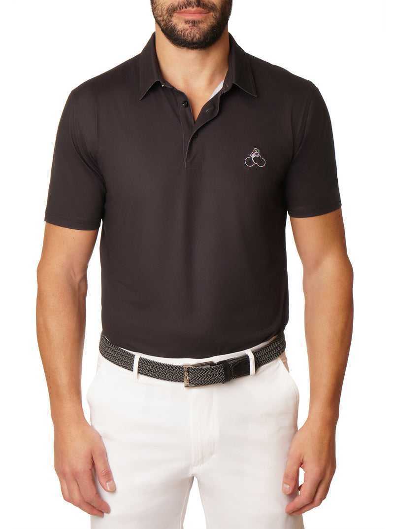 Robert Graham Pedaling Pup Polo Nere | 914IMQHYF