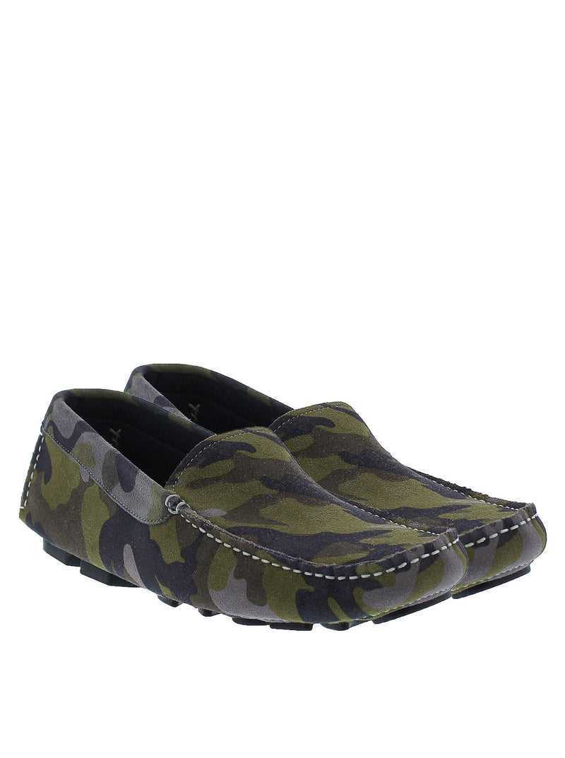 Robert Graham Phase Printed Loafer Army | 960WOXRGN