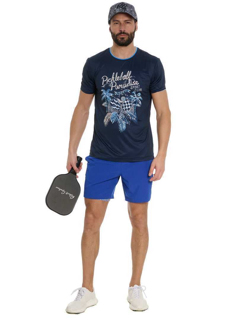 Robert Graham Pickle Sport Club T-shirt Blu Marino | 234XJRYDS