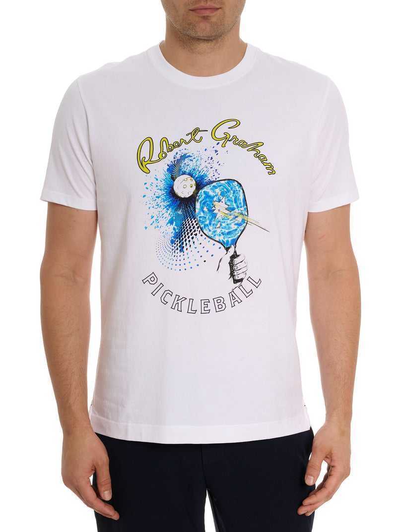 Robert Graham Pickleball Slap T-shirt Bianche | 152CVHPIY