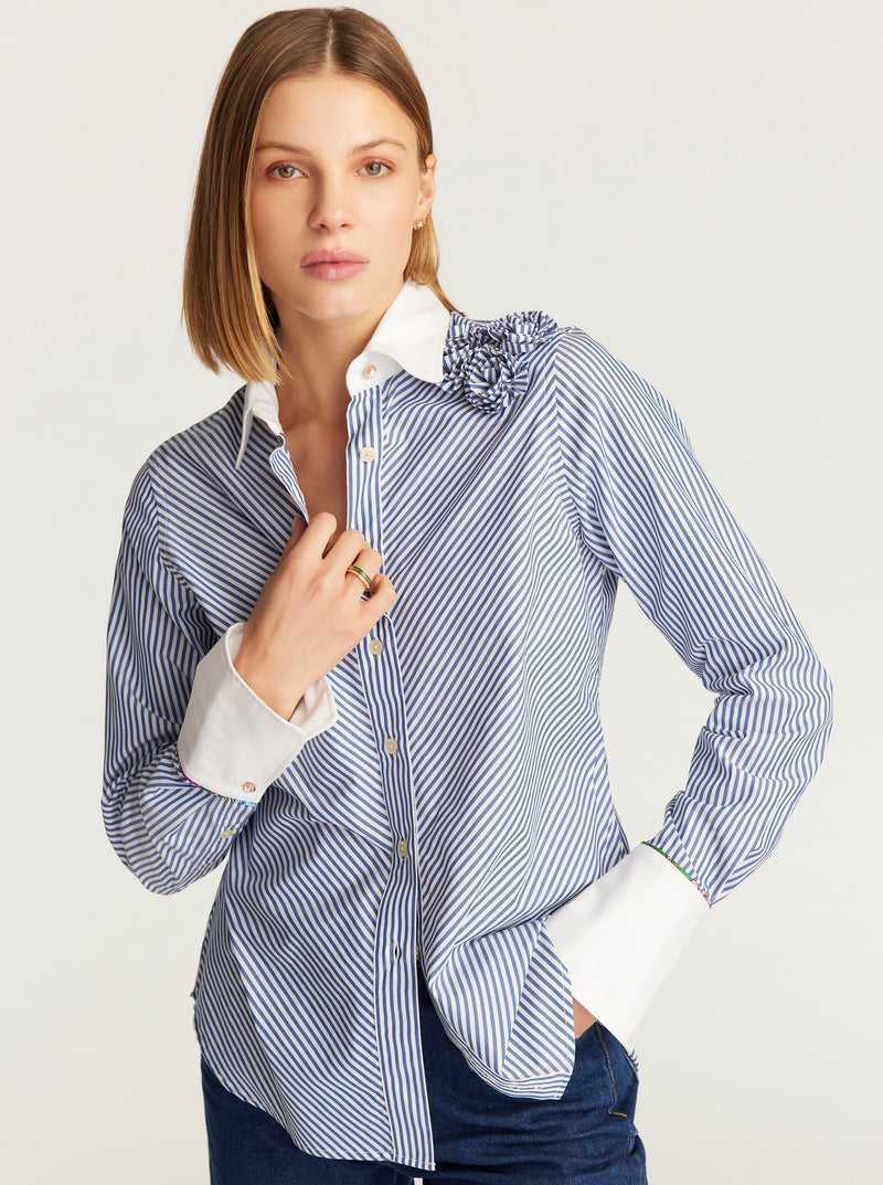 Robert Graham Priscilla Shirt Blu | 790MPZESO