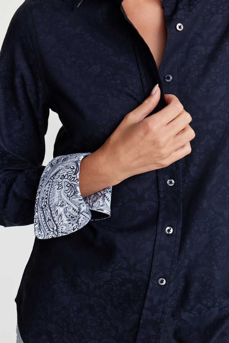 Robert Graham Priscilla Shirt Nere | 746NPLGAJ