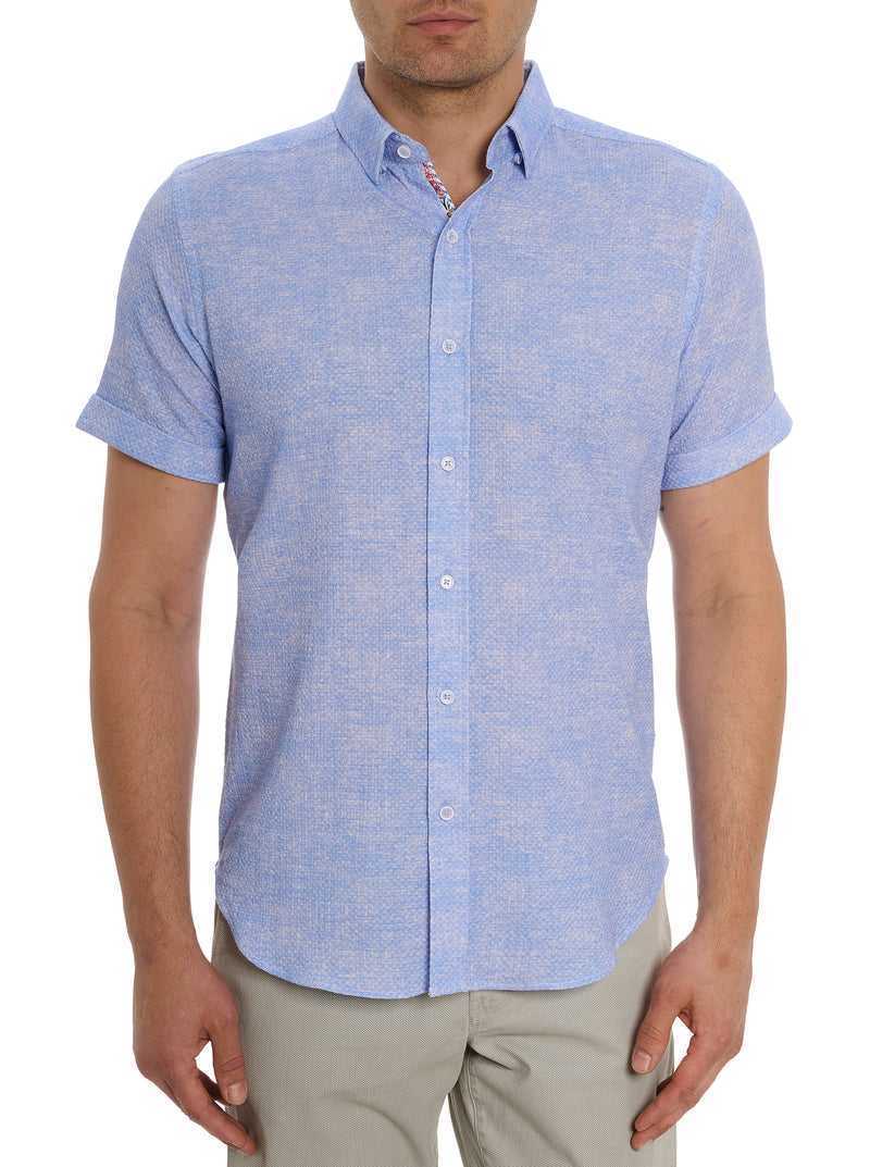 Robert Graham Reid Short Sleeve Button Down Shirt Bianche | 746YBKUNM