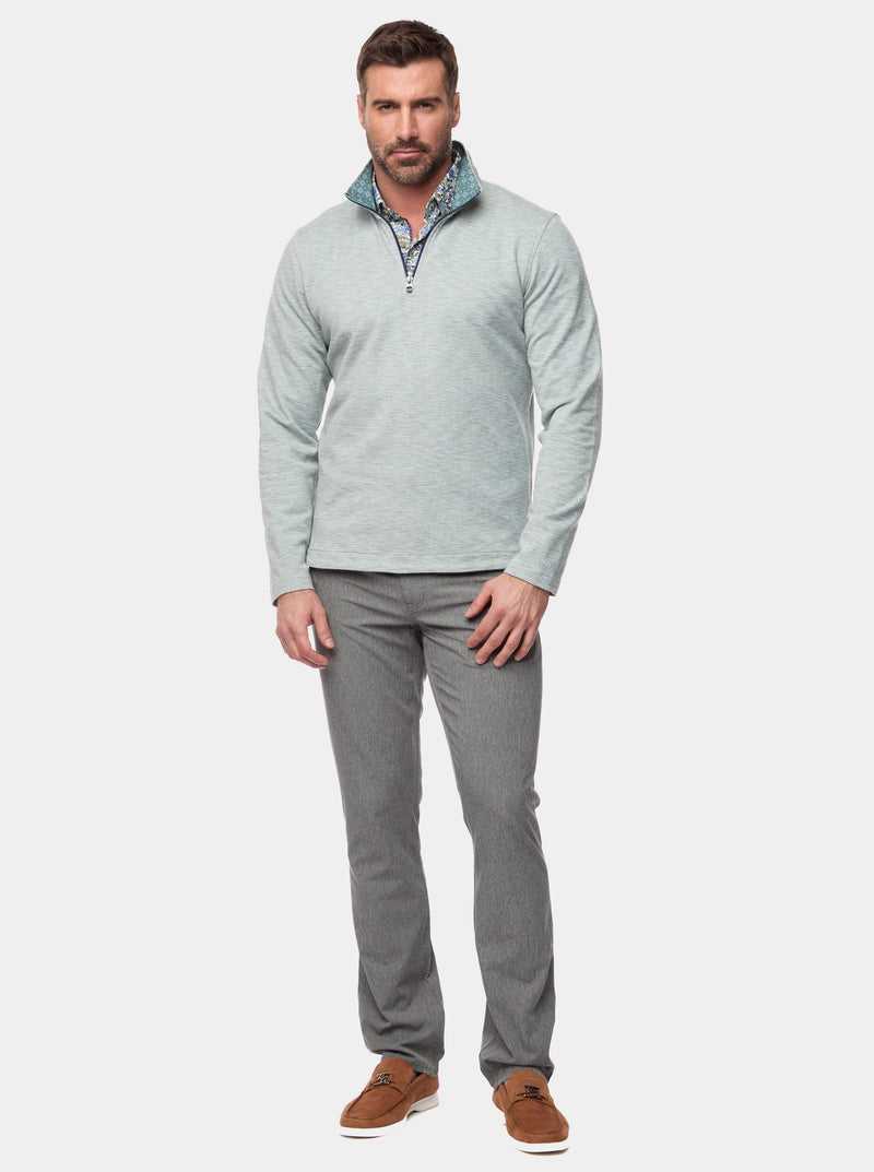 Robert Graham Remo Long Sleeve Knit 1/4 Zip Corallo | 941PBGFVO