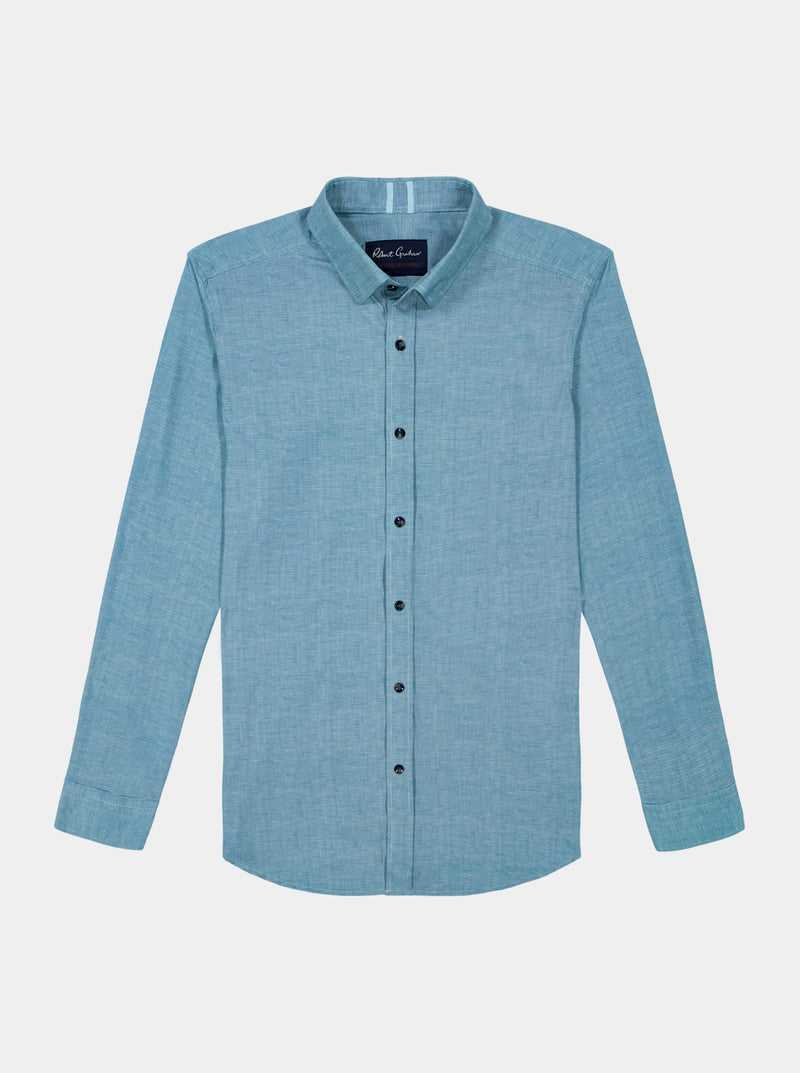 Robert Graham Renley Long Sleeve Button Down Shirt Teal | 642NZBDLW