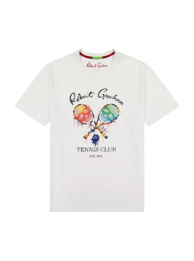 Robert Graham Rg Tennis Club T-shirt Bianche | 895XWVLQU