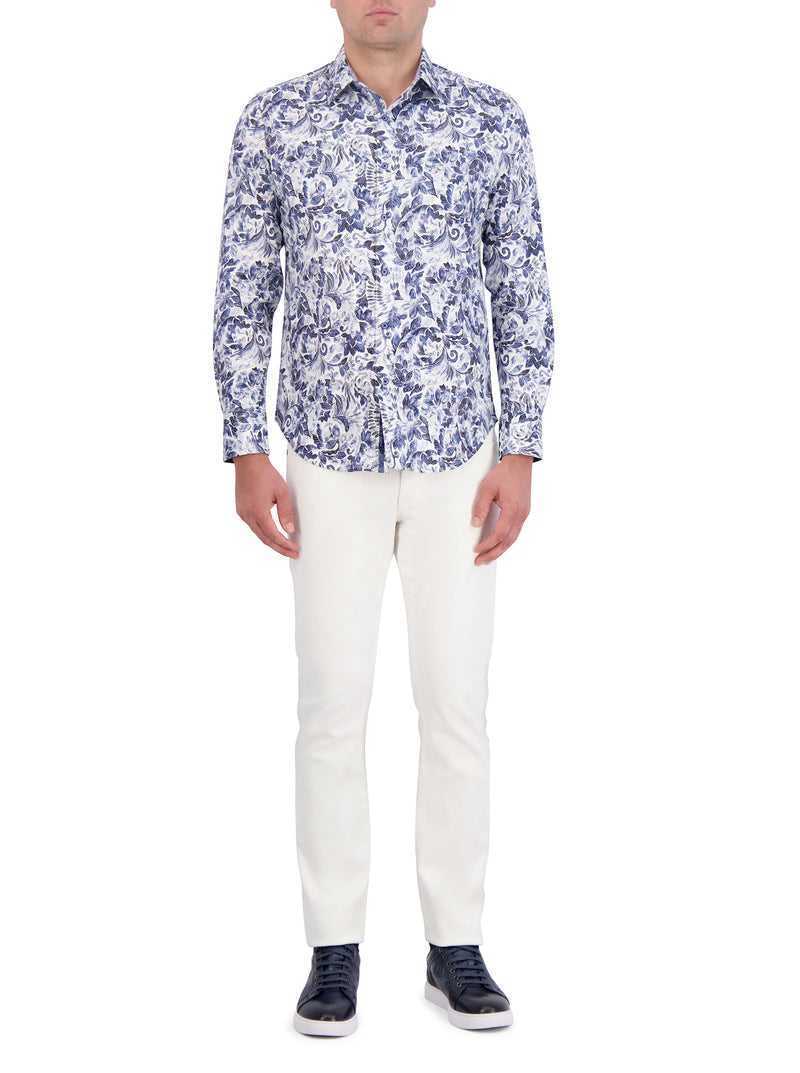 Robert Graham Santa Cruz Long Sleeve Button Down Shirt Blu | 304LSVGKR