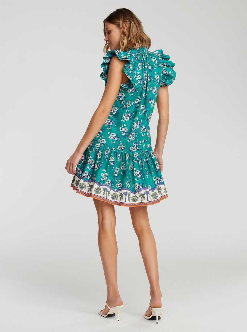 Robert Graham Savannah Dress Teal | 381ORSXQZ